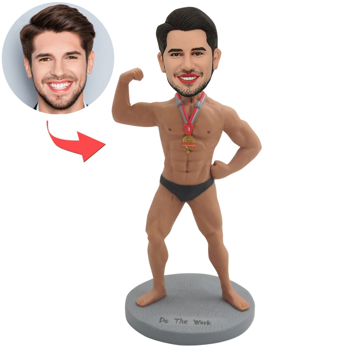 Cadeaux Bobblehead personnalisés pour le champion de natation