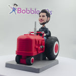 Bobblehead personnalisé avec des véhicules agricoles