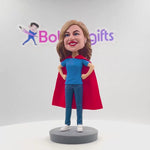 Cadeau de la fête des mères Super Mom Bobblehead