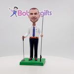 Jouer à la poupée de tête de bobble personnalisée personnalisée de golf personnalisée