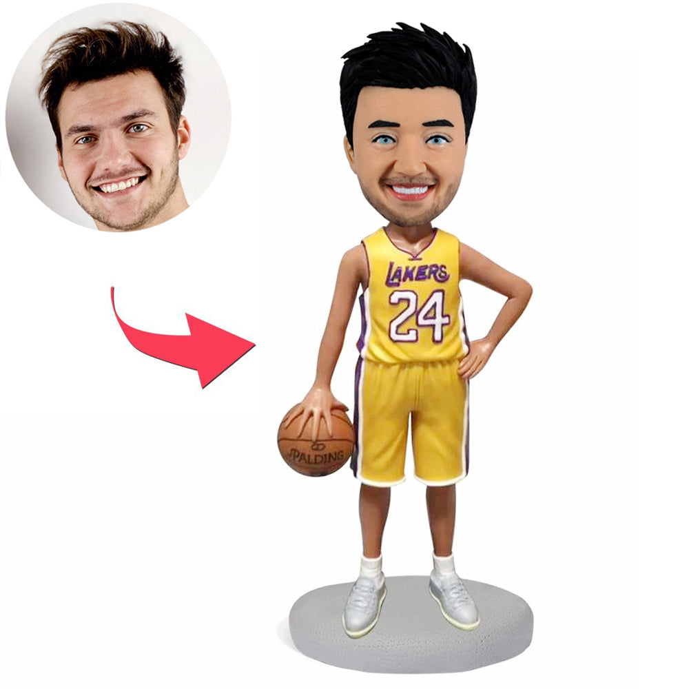 Custom Basketball Star Bobble Head Doll - BobbleGifts