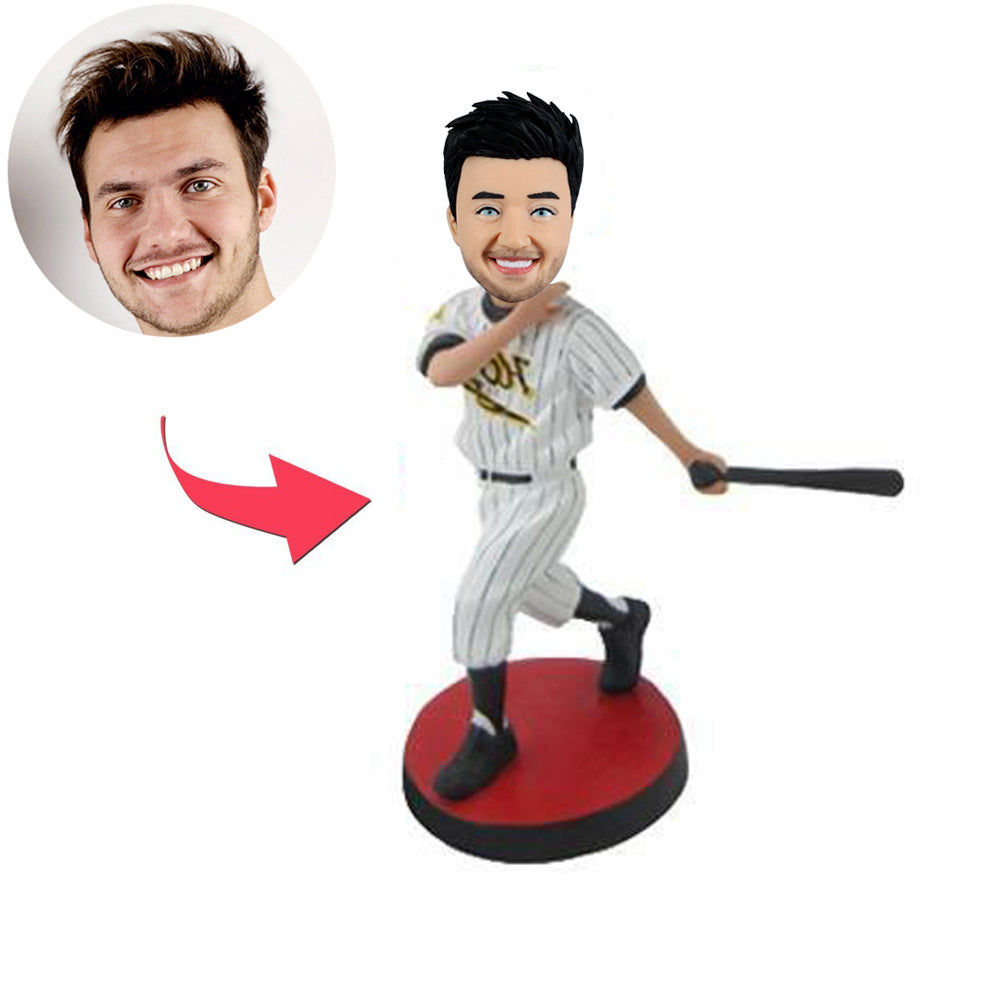 Custom Baseball Sportman Bobblehead - BobbleGifts