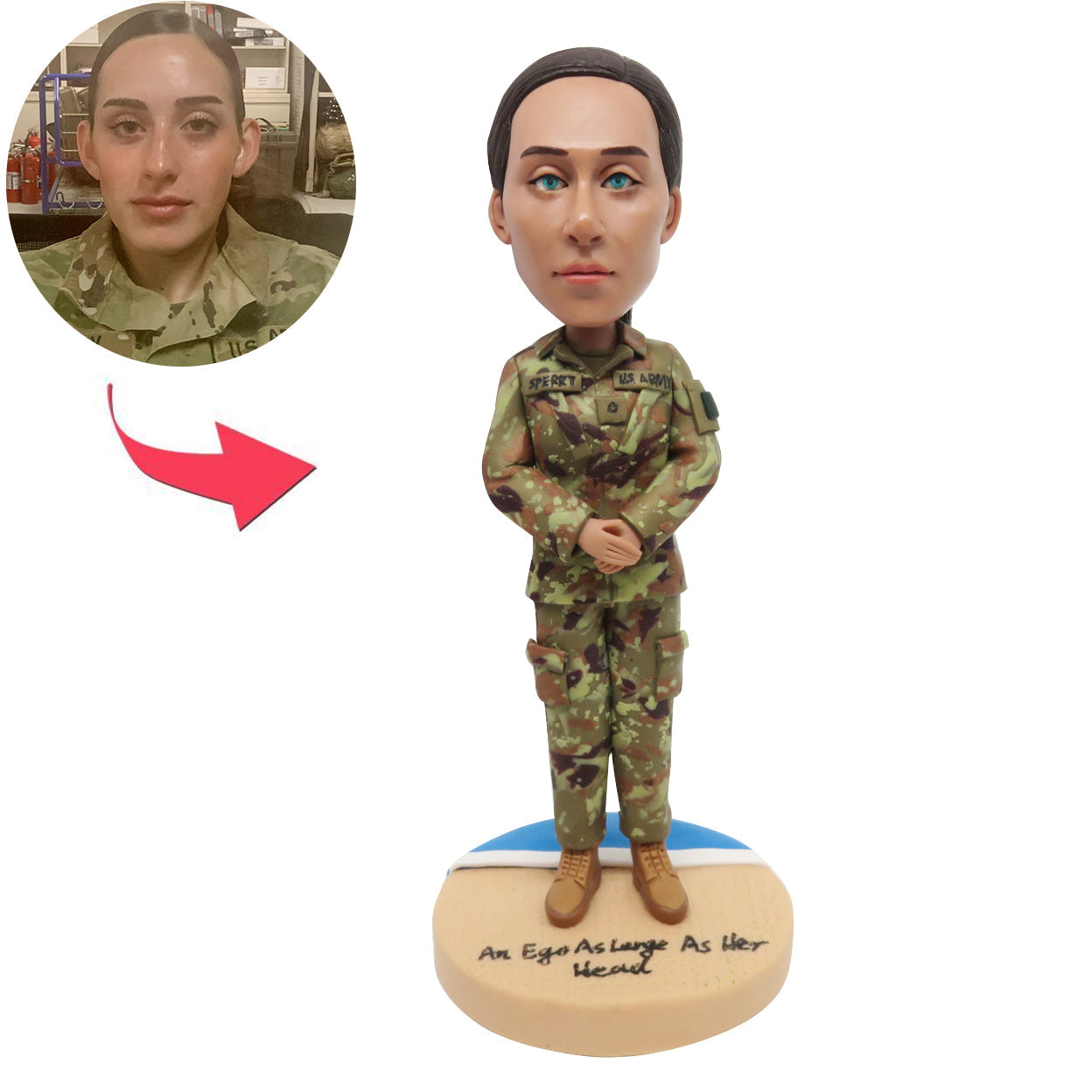 Bobblehead, soldat personnalisé