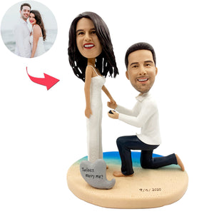 Couple sur mesure Bobblehead propose