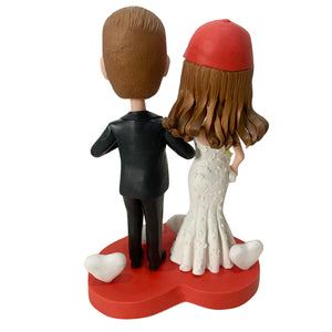 Gâteau de mariage personnalisé Toper Bobblehead