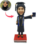 Cadeau de poupée Bobblehead personnalisé pour les diplômés