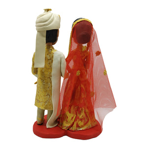 Poupée de couple de mariage indien Bobblehead