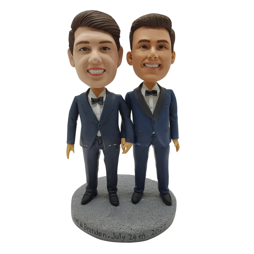 Mariage des garçons d'honneur Bobblehead Idées cadeaux