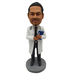 Docteur personnalisé Bobblehead au travail