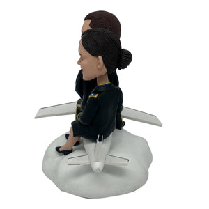 Poupée de bobblehead à couple pilote personnalisé