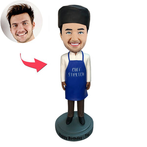 Chef de cuisine à bobblehead personnalisée