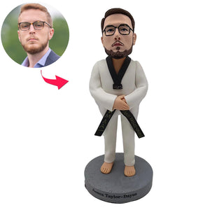 Athlète taekwondo bobblehead