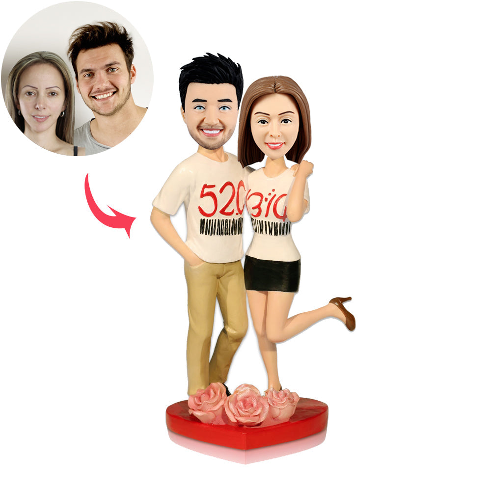 Fully Customized Bobblehead - 2 Persons - BobbleGifts