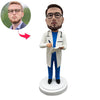 Docteur personnalisé Bobblehead avec stéthoscope