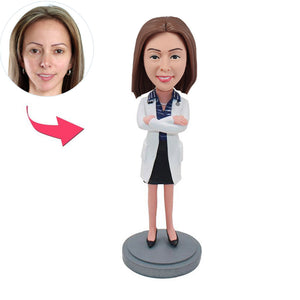 Female Doctor Bobblehead Doll - BobbleGifts