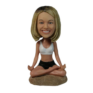 Personalized Custom Yoga Bobblehead - BobbleGifts