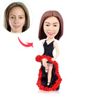 Custom Party Girl Bobblehead - BobbleGifts