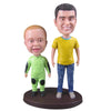 Father & Kid Custom Bobblehead - BobbleGifts