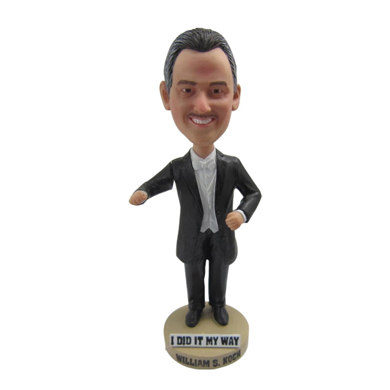 Custom Formal Man Bobble Head - BobbleGifts