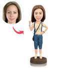 Girl with Jeans Custom Bobbleheads - BobbleGifts