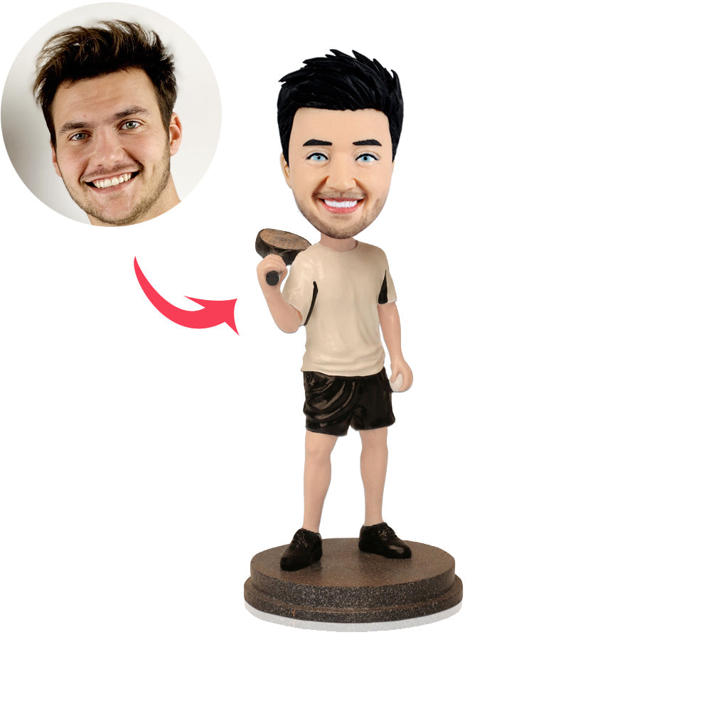 Tennis Player Custom Bobbleheads - BobbleGifts