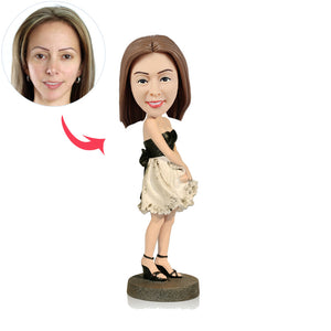 Custom Party Girl Bobbleheads - BobbleGifts