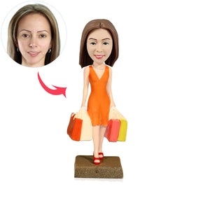 Shopping Women Custom Bobbleheads - BobbleGifts