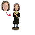 Custom Graduation Girl Bobbleheads - BobbleGifts