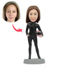 Racing Girl Custom Bobbleheads - BobbleGifts