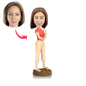 Personalized Custom Woman Bobblehead - BobbleGifts