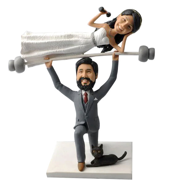 Couple drôle de bobblehead artisanat