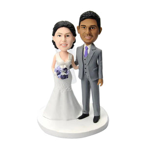 Gâteau de mariage personnalisé Bobbleheads