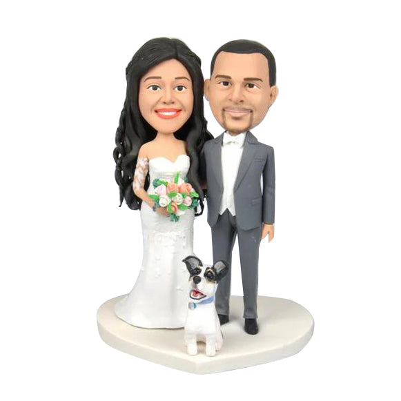 Couples de mariage coutumes bobbleheads