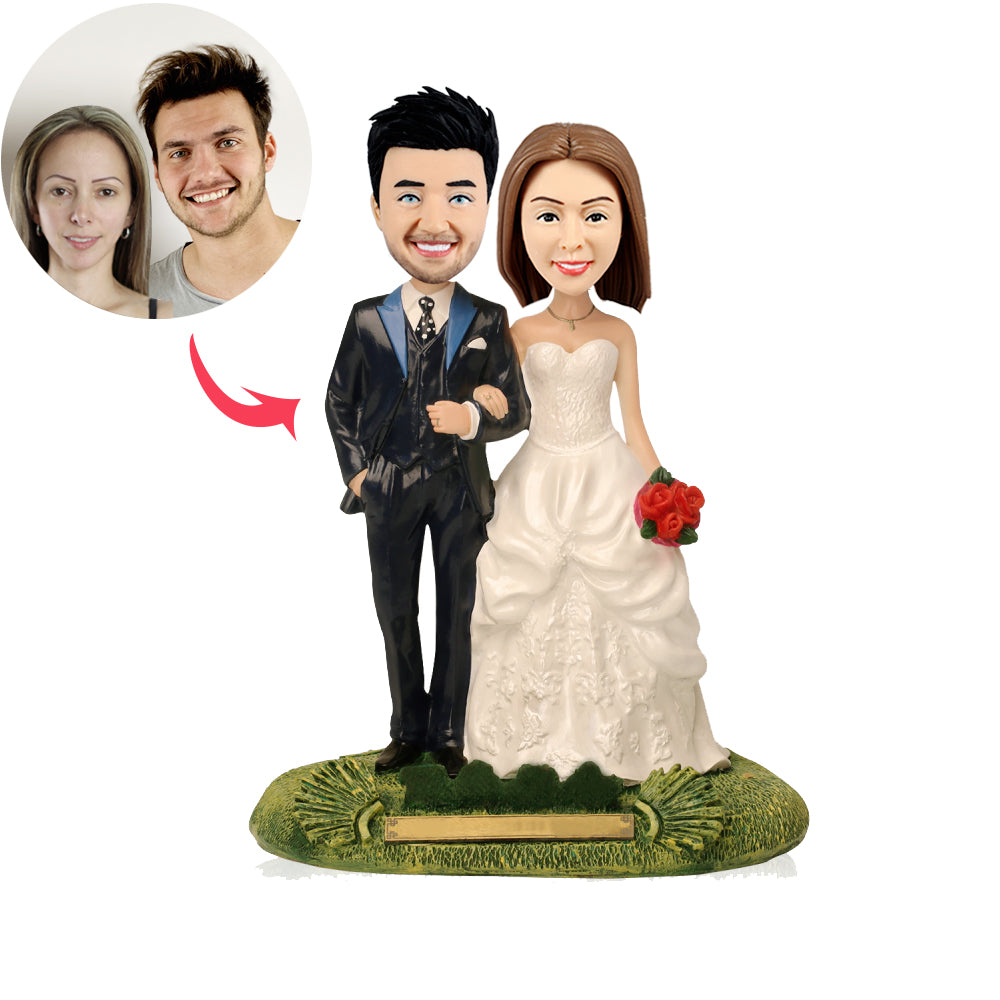 Wedding Couple Custom Bobblehead - BobbleGifts