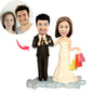 Custom Shopping Couple Bobblehead - BobbleGifts