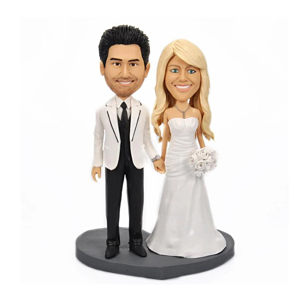 Custom Bobblehead Wedding Couple - BobbleGifts