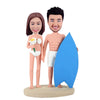 Couple de vacances Custom Bobbleheads