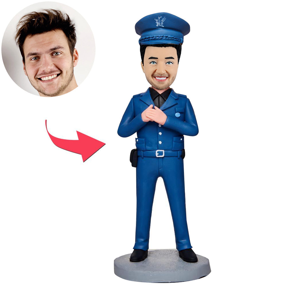 Officier de police de Bobblehead personnalisé