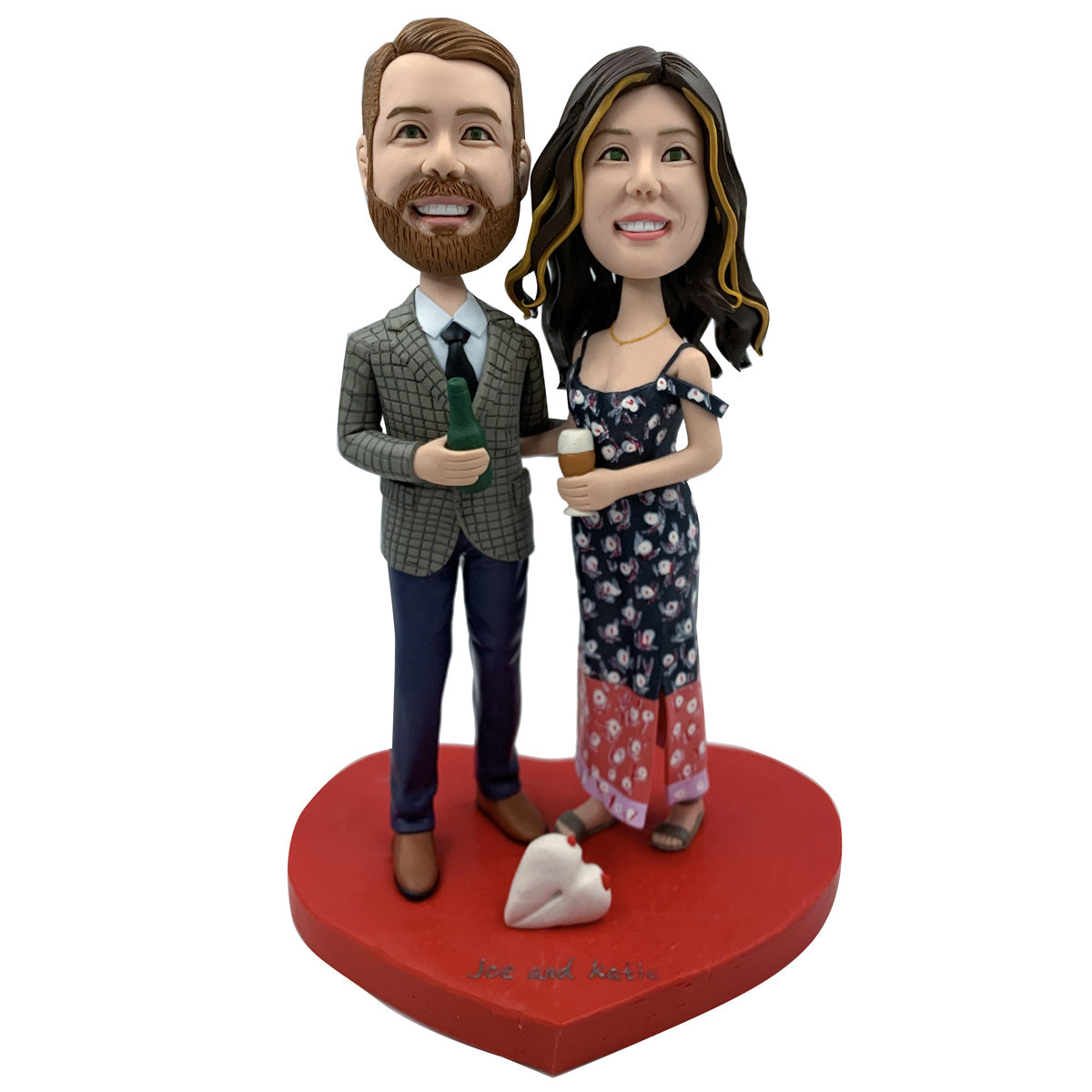 Cadeau de la Saint-Valentin Bobblehead pour couple