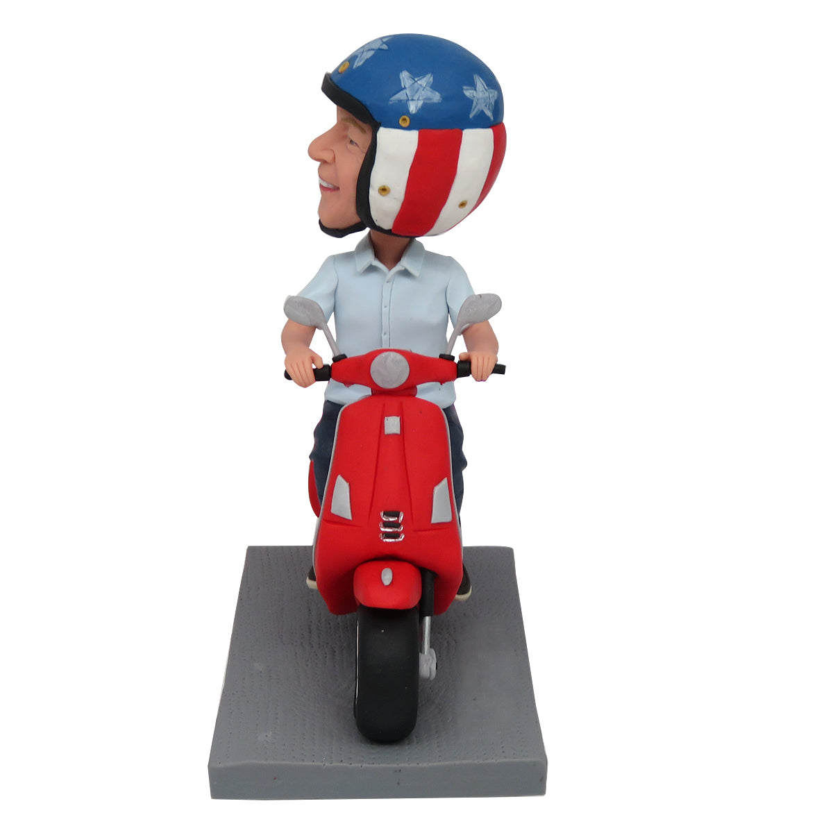 Bobblehead personnalisé pour le cadeau de la fête des pères en moto