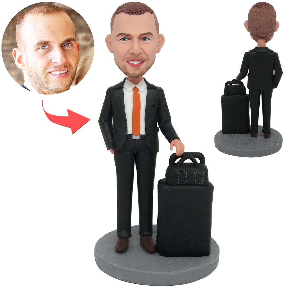 Bobblehead personnalisé pour bbusiness Trip Boss