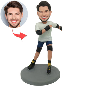 Bobblehead de patinage personnalisé