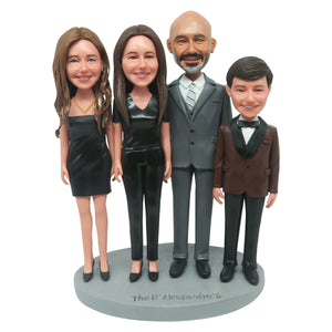 Bobblehead personnalisé pour un membre de la famille