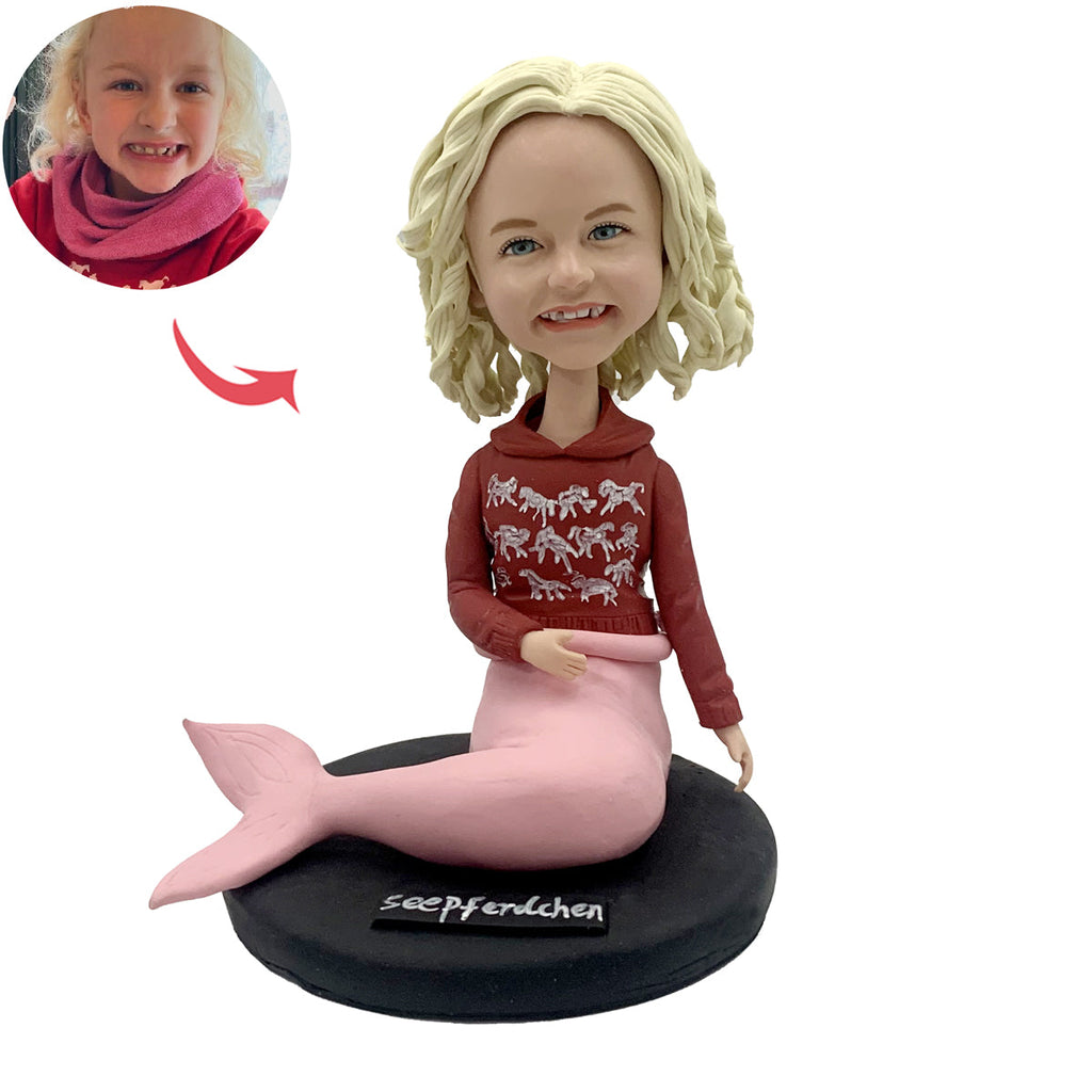 Sirène de bobbleheads personnalisée pour sa fille