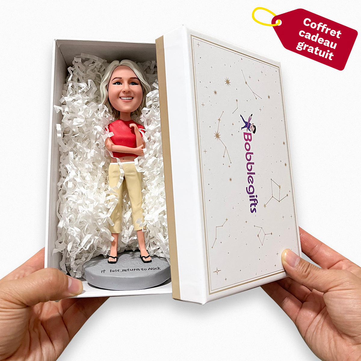 Bobblehead de meilleure maman personnalisée pour le bureau d'affaires