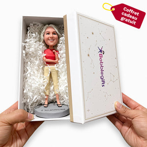 Maman dominatrice personnalisée Bobblehead pour le cadeau de la fête des mères