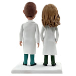 Bobblehead personnalisé pour un couple de super docteur