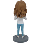 Maman personnalisée Bobblehead dans le cadeau de la fête des mères de vêtements de sport