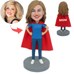 Cadeau de la fête des mères Super Mom Bobblehead