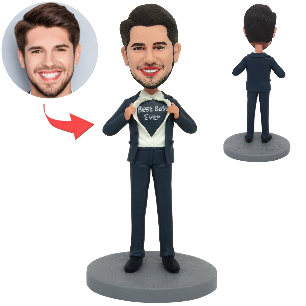 Bobblehead personnalisé meilleur boss de tous les temps